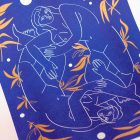 Affiche Sans Dessus dessous risographie 3 couleurs zoom